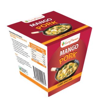 RETAIL CURRY FLAVOURS MANGO PORK [12]