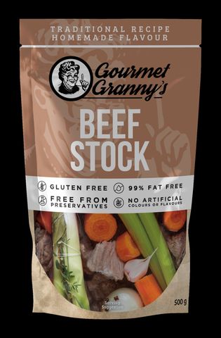 GOURMET GRANNYS LIQ. BEEF STOCK [5]