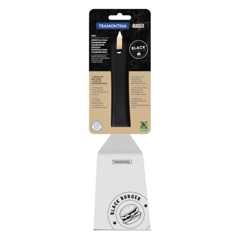 CHURRASCO BLK 6" BURGER SPATULA