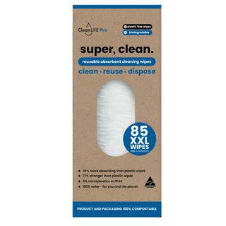 WHITE PLASTIC FREE WIPES [85]