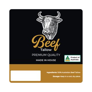 LABEL BEEF TALLOW [500]