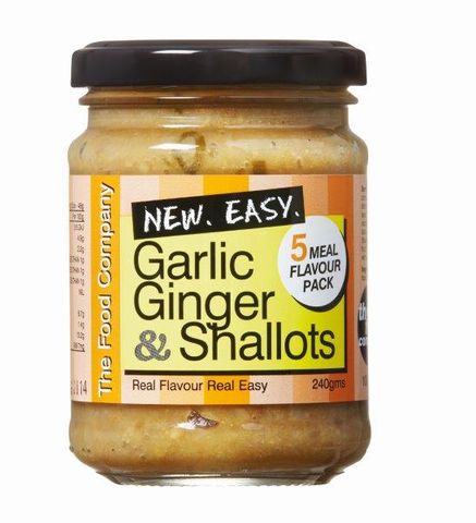 RETAIL TFC GARLIC GINGER SHALLOTS 240G 6