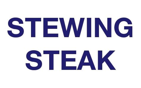 LABEL STEWING STEAK [500]