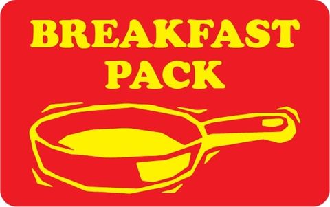 LABEL FOIL BREAKFAST PACK [500]