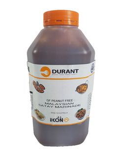 MARINADE DURANT MALAY SATAY P/FREE 4LTBD