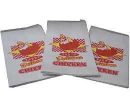 PAPER XLGE PRINTED CHICKEN FOIL BAG 250