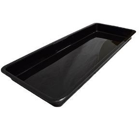 TRAY BLACK DISPLAY 768x318x58 30x12x2