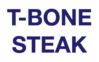 LABEL TBONE STEAK  [500]