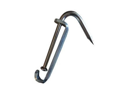 HOOK BEEF SKID 30CM S/STEEL HOOK