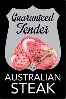 LABEL GUARANTEED TENDER STEAK [500]