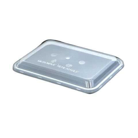 IKON RECTANGULAR RAISED FLAT LID [500]