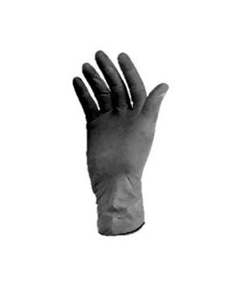 GLOVES NITRILE BLACK MED