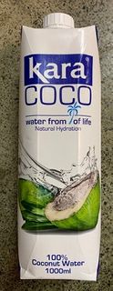 WATER COCONUT 100% 1LTR KARA COCO