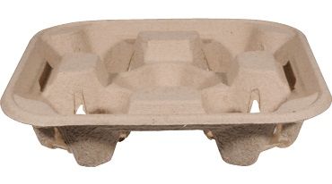 CUP HOLDER TRAY 4CUP 100CTN MPM CA-4CUP-EB