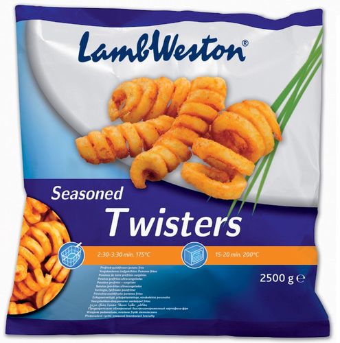 FRIES TWISTER SEASONED EU 2500GM (4CTN) L/WESTON 9829