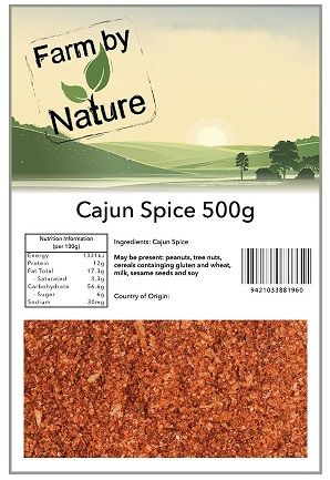 CAJUN SPICE 500GM FARM BY NATURE