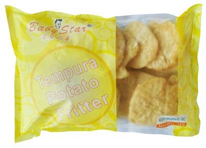 POTATO FRITTER 1KG (10CTN) BABY STAR 9877