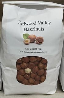 NUTS HAZELNUT 1KG REDWOOD VALLEY