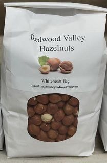NUTS HAZELNUT RAW 1KG REDWOOD VALLEY