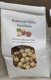 NUTS HAZELNUT ROASTED 500GM REDWOOD VALLEY