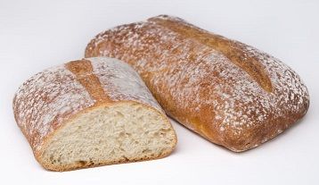 BREAD CIABATTA LOAF 500G (15) COTTAGE LANE