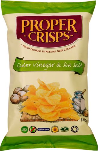 PROPER CRISP CIDER VINEGAR 140GM (12)