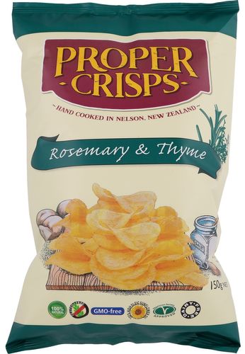 PROPER CRISP ROSEMARY & THYME 150GM (12)