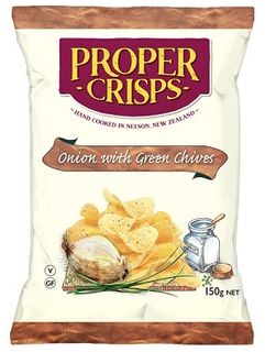 PROPER CRISP ONION & CHIVE 150GM (12)