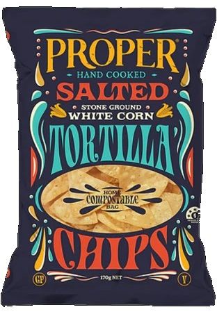 PROPER CRISP TORTILLA MARLB SEA SALT 150GM (12)