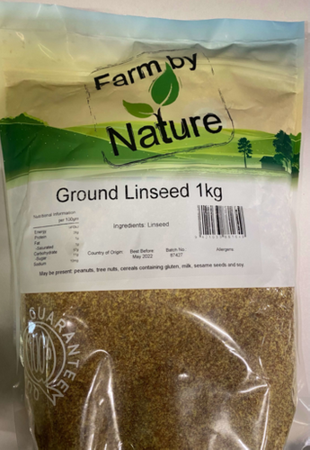 LINSEEDS GROUND 1KG FARM BY NATURE