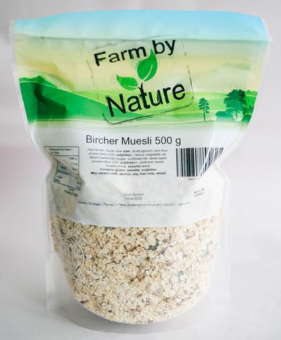 MUESLI BIRCHER 500GM FARM BY NATURE