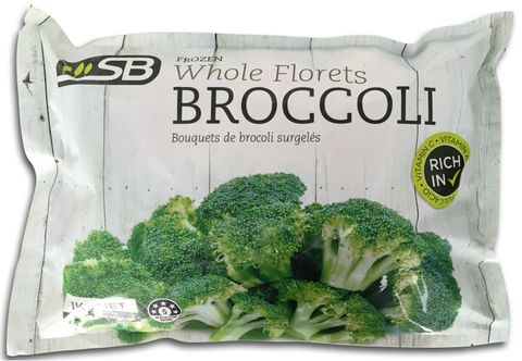 BROCCOLI FLORETS FRZ 1KG SM 9952