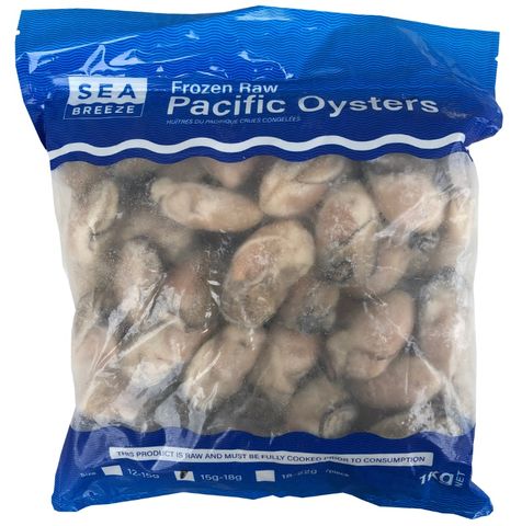 OYSTER MEAT PACIFIC 15-18GM 1KG (10CTN) SM5635