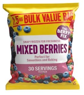 BERRIES MIXED (3) 1.5KG (6CTN) THE BERRY FIX