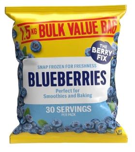 BERRIES BLUEBERRIES 1.5KG THE BERRY FIX