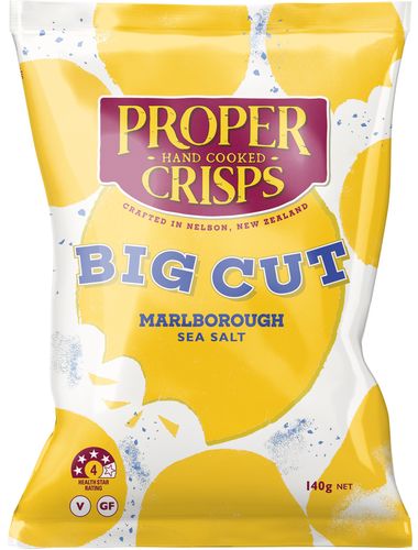 PROPER CRISP BIG CUT SEA SALT 140GM (12)