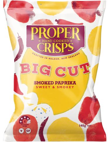 PROPER CRISP BIG CUT SMOKED PAPRIKA 140GM (12)