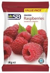 BERRIES RASPBERRY WHOLE 1KG SM9706