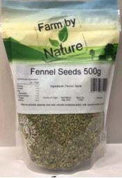 FENNEL SEEDS 500GM FARM BY NATURE