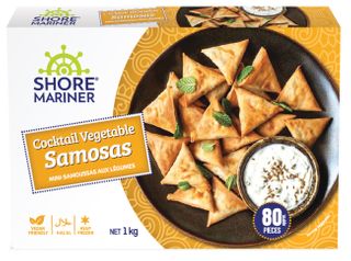 SAMOSA VEGE 12.5GM 1KG SHORE MARINER 3723