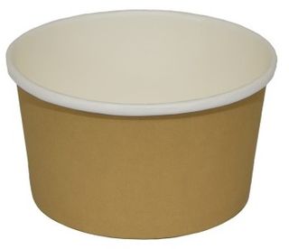 CUP SOUP 12OZ BROWN 25SLV 20CTN  IKSC12