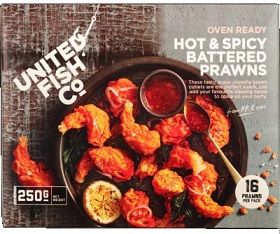 PRAWN HOT & SPICY BATTERED 250GM 10CTN 5612 UF