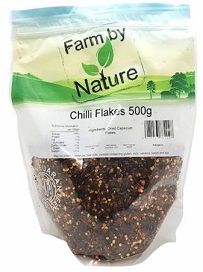 CHILLI FLAKES 500GM FARM BY NATURE