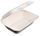 ECO SNACK CLAM LARGE RECTANGLE SUGAR CANE 125SLV 2CTN IKON IKECSNK