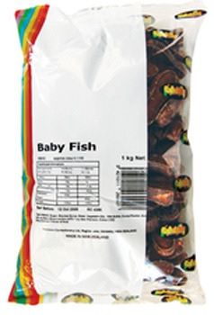LOLLY BABY FISH CHOCOLATE 1KG RAINBOW