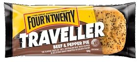 PIE PEPPER STEAK 160GM TRAVELLER  (24CTN) FNT