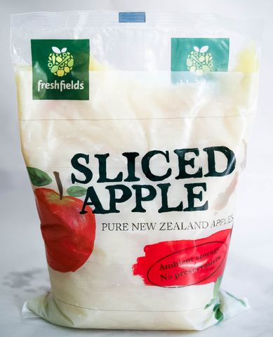 APPLES SLICED IN POUCH 3KG FRESHFIELDS