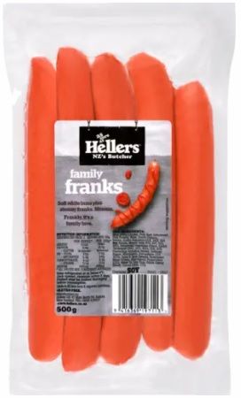 FRANKFURTER FAMILY 500GM  (10CTN) HELLER