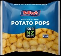 HASH BROWN POTATO POPS 2KG (6CTN) TALLEYS 06500