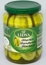 GHERKINS SANDWICH STACKERS LONG SLICED 670GM LIDYA